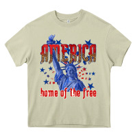 Mossy America home of the free Heavy Core Tee - texasbilliewilder
