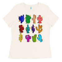 Bone christmas glitter cactus Ladies Tee - Zillion Design Studio