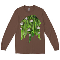 Chestnut Selenicereus Cactus Long Sleeve Tee - LillyAllenDesigns