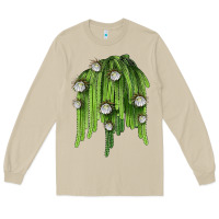 Mushroom Selenicereus Cactus Long Sleeve Tee - LillyAllenDesigns