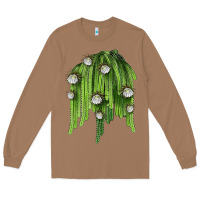 Toasted Coconut Selenicereus Cactus Long Sleeve Tee - LillyAllenDesigns