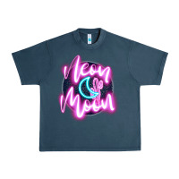 Midnight Navy neon moon Urban Heavy Tee - JahusDesignShop