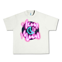 Pistachio neon moon Urban Heavy Tee - JahusDesignShop