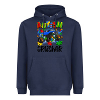 Navy autism crusher Heavyweight Hoodie - Artiststas