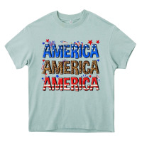 America America America Fourth Of July Heavy Core Tee | Teevron