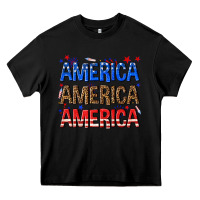 Black America america america fourth of july Heavy Core Tee - texasbilliewilder