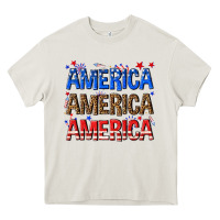 Cream America america america fourth of july Heavy Core Tee - texasbilliewilder