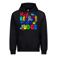 Black think before you judge Urban Hoodie - CowGirlArtShop