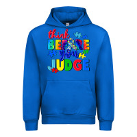 Cobalt think before you judge Urban Hoodie - CowGirlArtShop