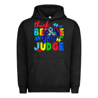 Pigment Black think before you judge Urban Hoodie - CowGirlArtShop