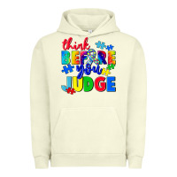 Pigment Pistachio think before you judge Urban Hoodie - CowGirlArtShop