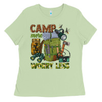 Matcha camp more worry less Ladies Tee - texasbilliewilder