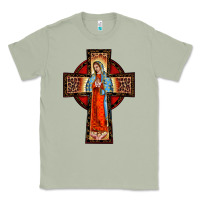 Matcha lady of guadalupe leopard cross Classic Tee - BarkalooDesign