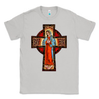 Moon Dust lady of guadalupe leopard cross Classic Tee - BarkalooDesign