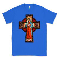 True Royal lady of guadalupe leopard cross Classic Tee - BarkalooDesign
