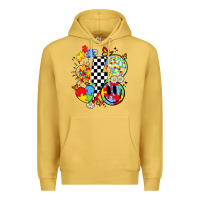 Antique Gold retro autism awareness Premium Hoodie - JahusDesignShop