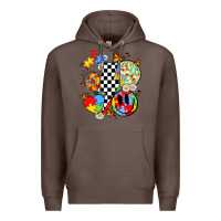 Coffee retro autism awareness Premium Hoodie - JahusDesignShop