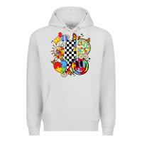 Dove Grey retro autism awareness Premium Hoodie - JahusDesignShop