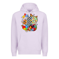Lilac retro autism awareness Premium Hoodie - JahusDesignShop