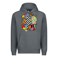 Rock retro autism awareness Premium Hoodie - JahusDesignShop