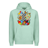 Seafoam retro autism awareness Premium Hoodie - JahusDesignShop