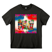 Asphalt dominican republic coffee cups Heavy Core Tee - Zillion Design Studio