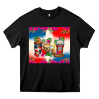 Black dominican republic coffee cups Heavy Core Tee - Zillion Design Studio