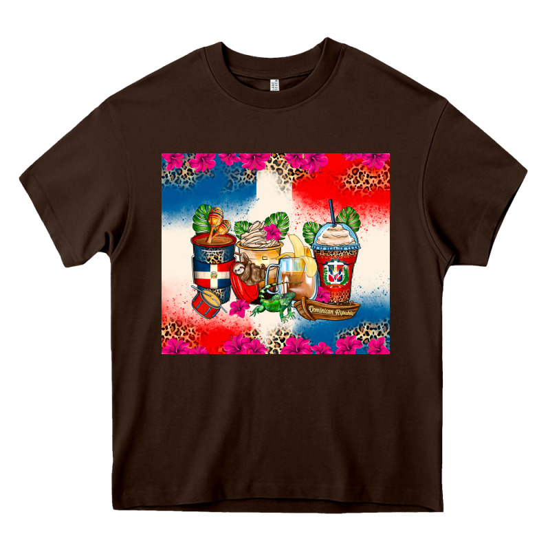 Dominican Republic Coffee Cups Heavy Core Tee by Zillion Design Studio | Teevron