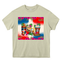 Mossy dominican republic coffee cups Heavy Core Tee - Zillion Design Studio