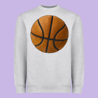 Basketball Ball Heavyweight Sweatshirt Designed By Jahusdesignshop