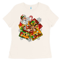 Bone christmas cassette tapes Ladies Tee - Zillion Design Studio