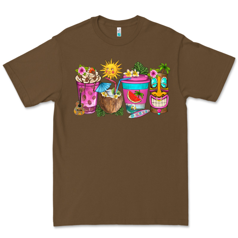 Aloha Coffe Cups Premium Tee by texasbilliewilder | Teevron
