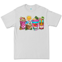 Dove Grey aloha coffe cups Premium Tee - texasbilliewilder