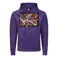 Cloud Purple christmas snow crystals background Vintage Hoodie - BundleAndBundleShop