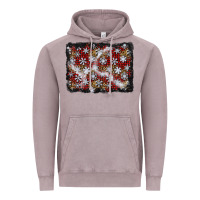 Vintage Zinc christmas snow crystals background Vintage Hoodie - BundleAndBundleShop