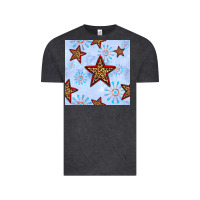 Vintage Black 4th of july leopard star seamless pattern Vintage Tee - BundleAndBundleShop
