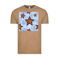 Vintage Coffee 4th of july leopard star seamless pattern Vintage Tee - BundleAndBundleShop
