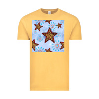 Vintage Mustard 4th of july leopard star seamless pattern Vintage Tee - BundleAndBundleShop