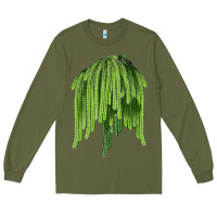 Army Green Selenicereus Cactus Long Sleeve Tee - LillyAllenDesigns