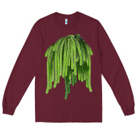 Burgundy Selenicereus Cactus Long Sleeve Tee - LillyAllenDesigns