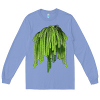 Colony Blue Selenicereus Cactus Long Sleeve Tee - LillyAllenDesigns