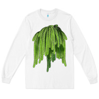 White Selenicereus Cactus Long Sleeve Tee - LillyAllenDesigns