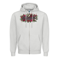 Dove Grey blessed Zipper Hoodie - NancyCooperArtShop