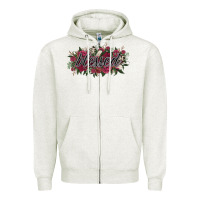 Oatmeal Heather blessed Zipper Hoodie - NancyCooperArtShop