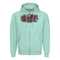 Seafoam blessed Zipper Hoodie - NancyCooperArtShop