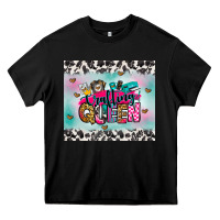 Black crafting queen Heavy Core Tee - Zillion Design Studio