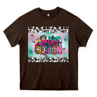 Chocolate Brown crafting queen Heavy Core Tee - Zillion Design Studio