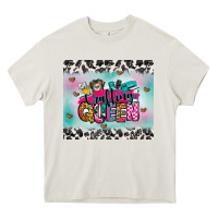 Cream crafting queen Heavy Core Tee - Zillion Design Studio