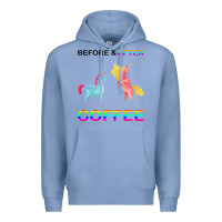Colony Blue Before After Coffee Premium Hoodie - Bettercallsaul