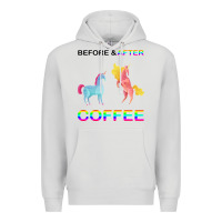 Dove Grey Before After Coffee Premium Hoodie - Bettercallsaul
